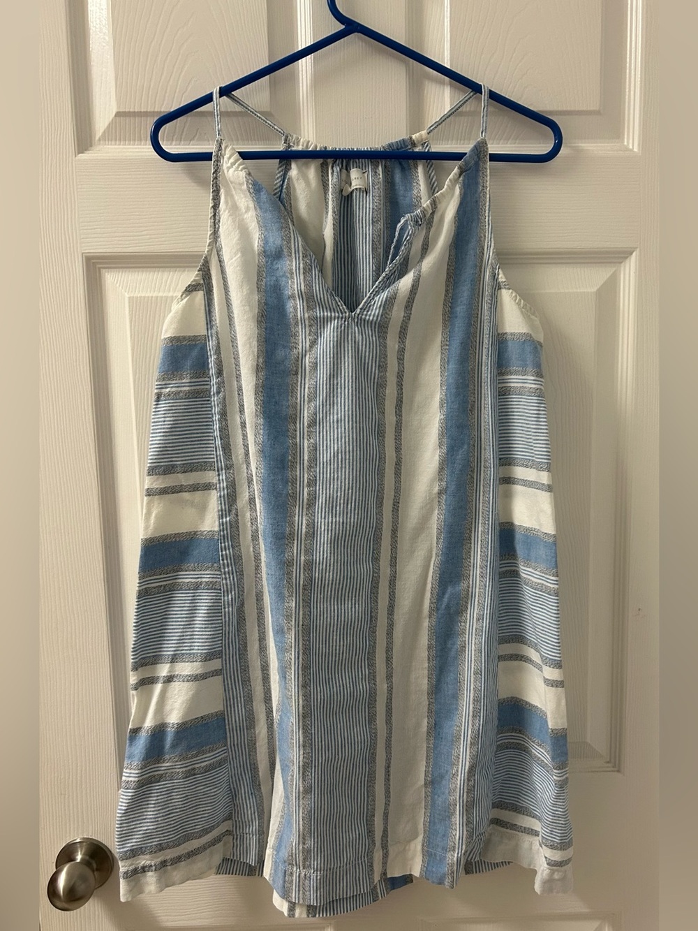 Lou & Gray Linen/Cotton Blend Dress SZ Medium Like New